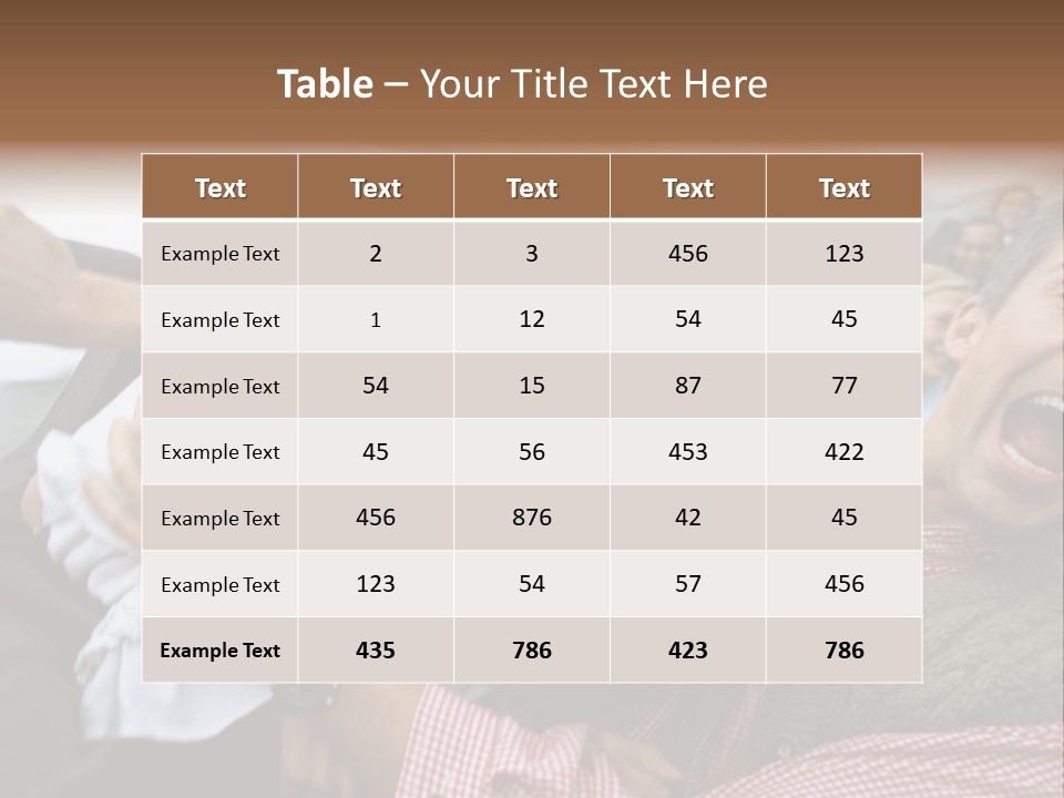 Amusement Park Thrilling Large Group PowerPoint Template