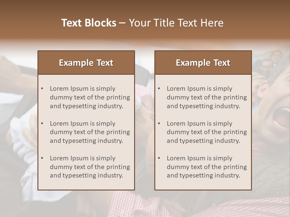 Amusement Park Thrilling Large Group PowerPoint Template