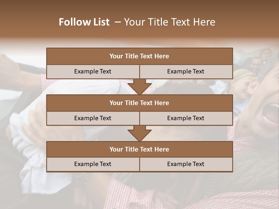 Amusement Park Thrilling Large Group PowerPoint Template