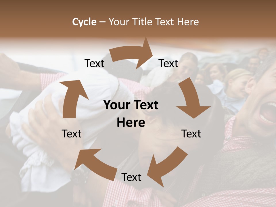 Amusement Park Thrilling Large Group PowerPoint Template