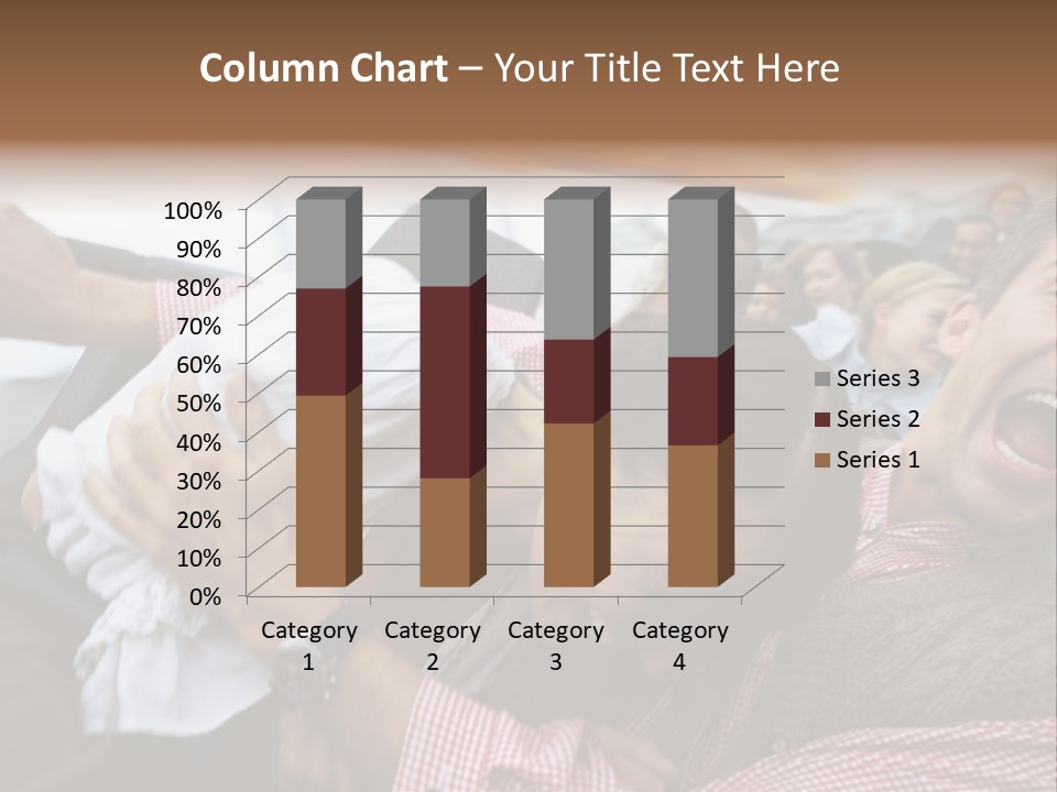 Amusement Park Thrilling Large Group PowerPoint Template