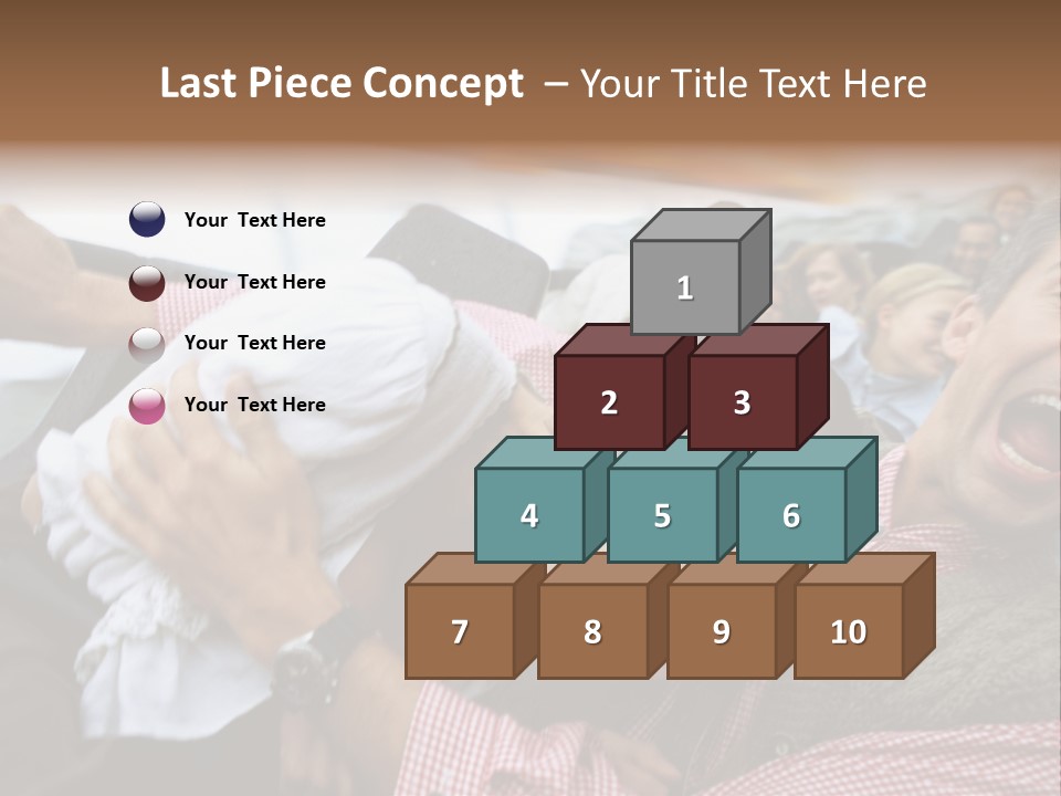 Amusement Park Thrilling Large Group PowerPoint Template