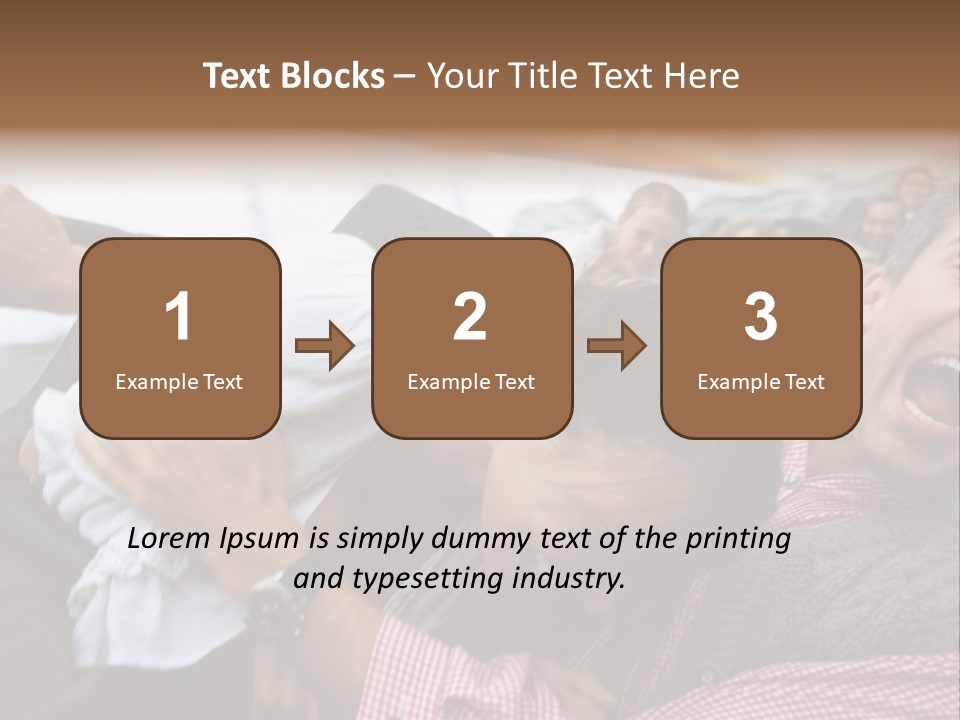 Amusement Park Thrilling Large Group PowerPoint Template