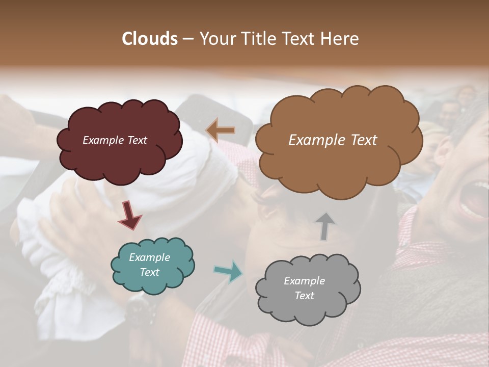Amusement Park Thrilling Large Group PowerPoint Template