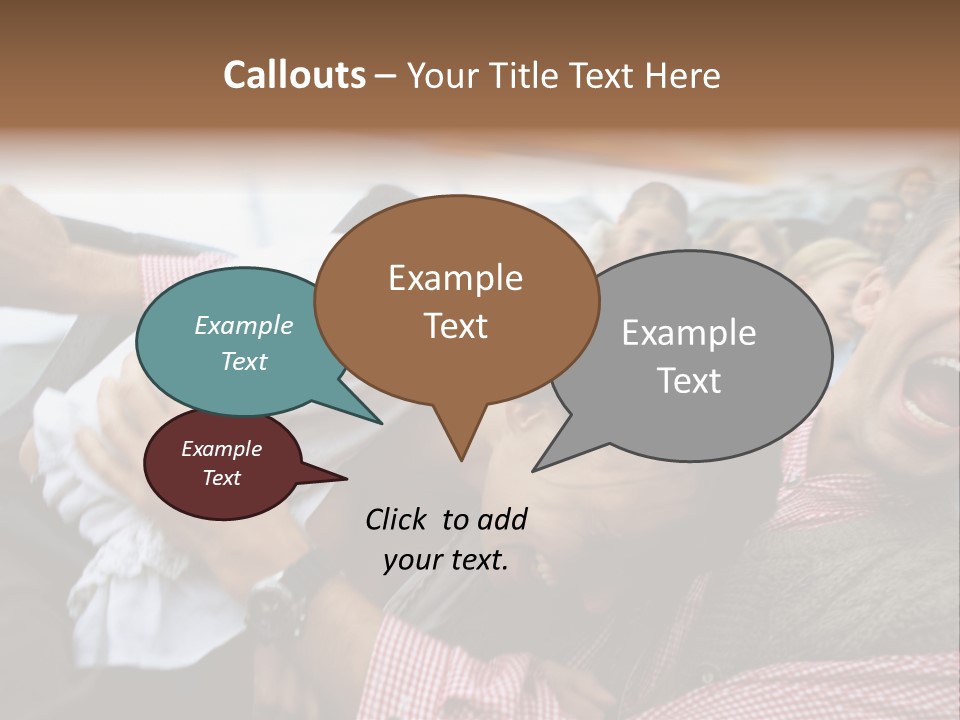 Amusement Park Thrilling Large Group PowerPoint Template