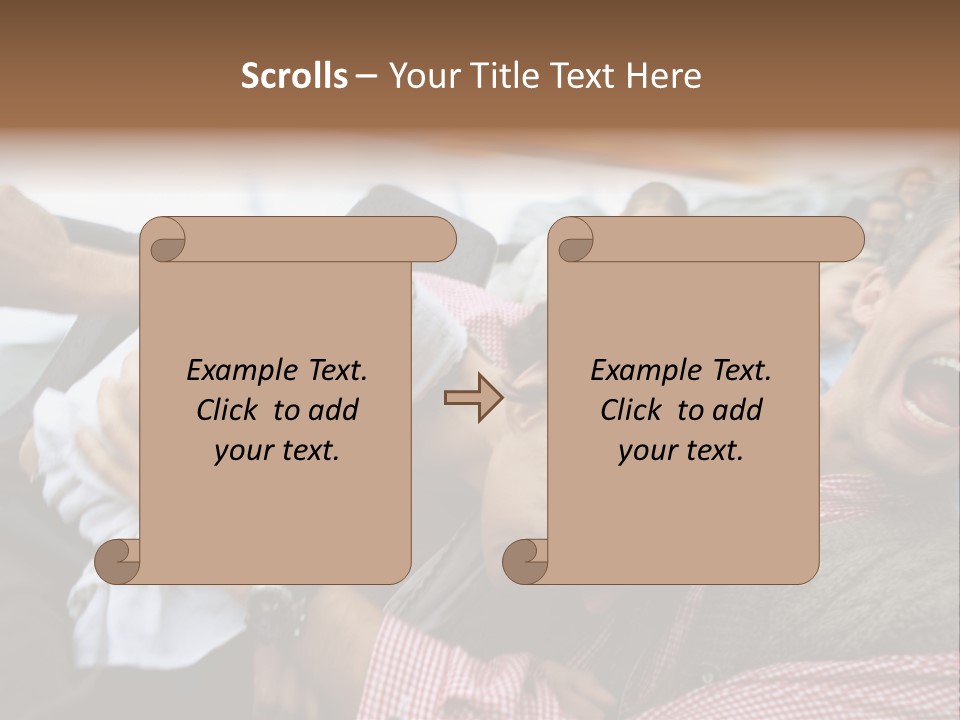 Amusement Park Thrilling Large Group PowerPoint Template