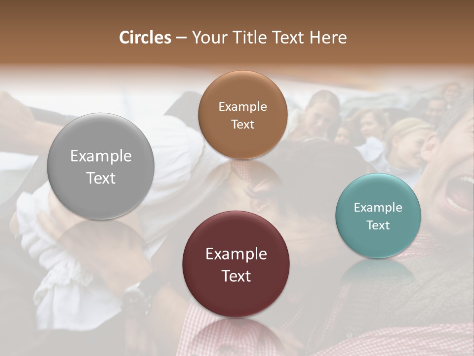 Amusement Park Thrilling Large Group PowerPoint Template