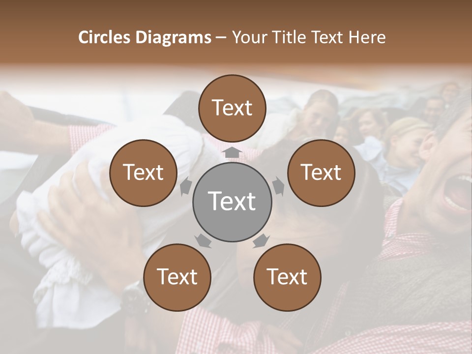 Amusement Park Thrilling Large Group PowerPoint Template