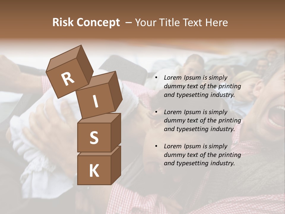 Amusement Park Thrilling Large Group PowerPoint Template