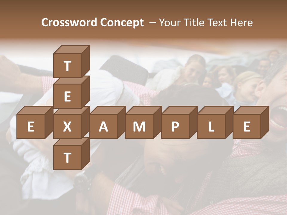Amusement Park Thrilling Large Group PowerPoint Template