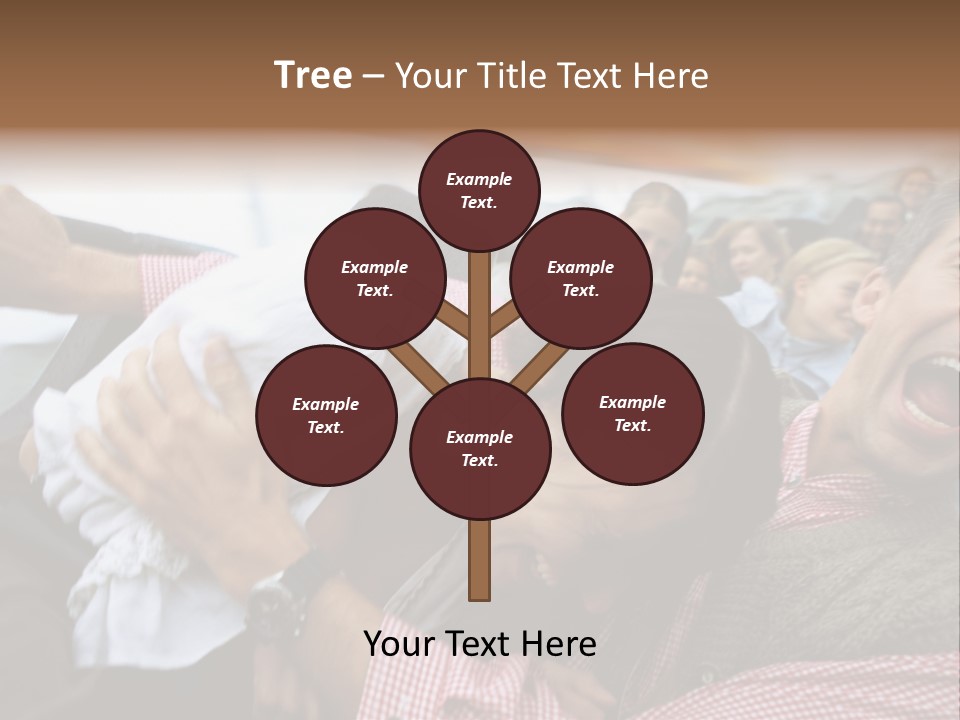 Amusement Park Thrilling Large Group PowerPoint Template