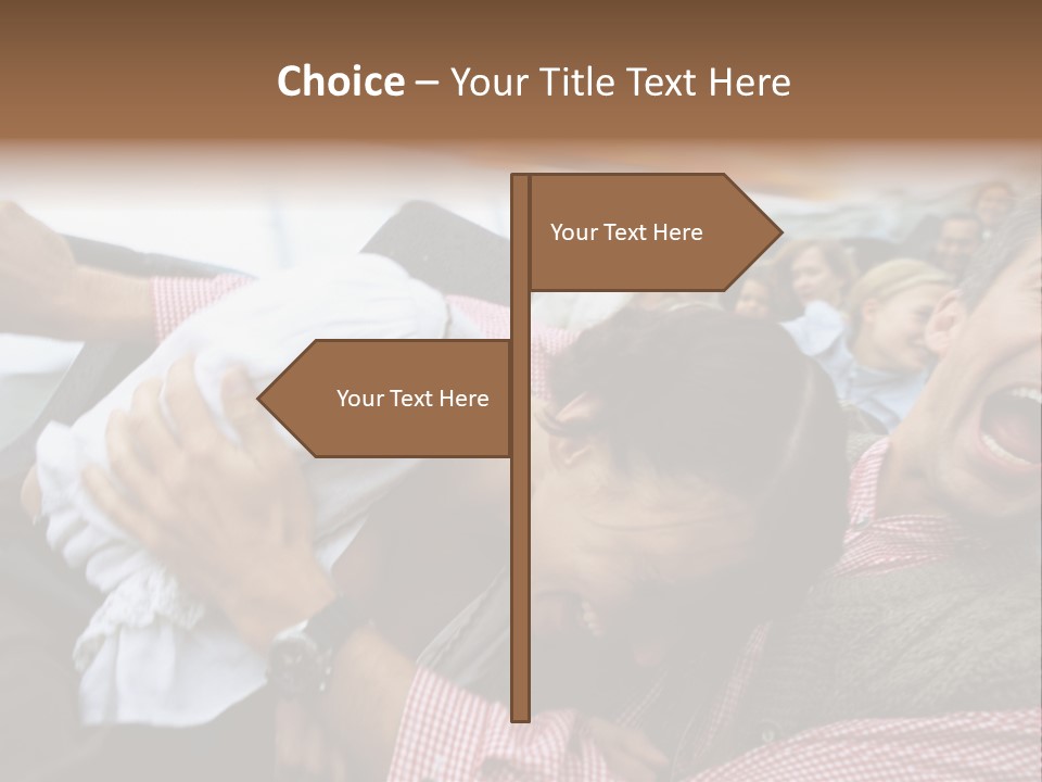 Amusement Park Thrilling Large Group PowerPoint Template