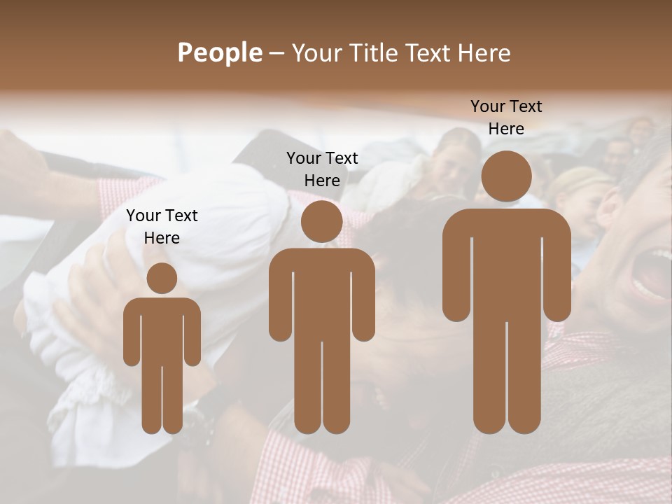 Amusement Park Thrilling Large Group PowerPoint Template