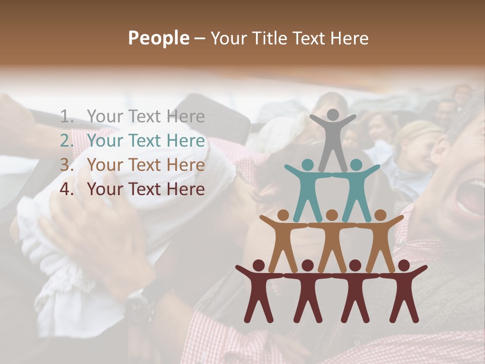 Amusement Park Thrilling Large Group PowerPoint Template