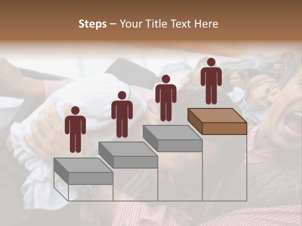 Amusement Park Thrilling Large Group PowerPoint Template