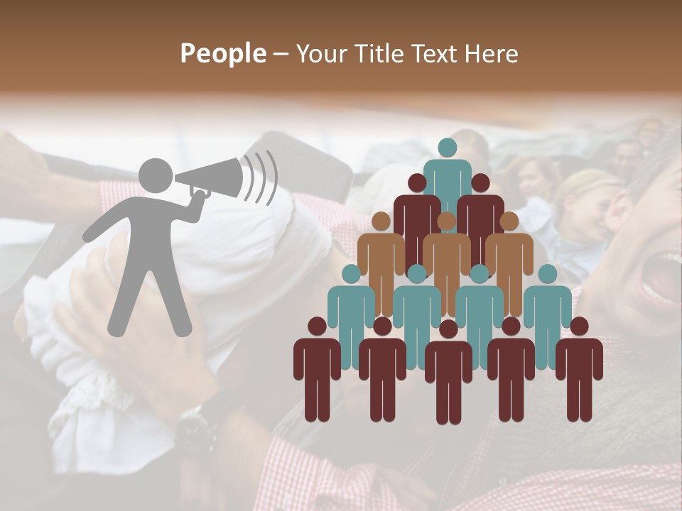 Amusement Park Thrilling Large Group PowerPoint Template