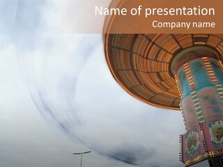 Fun Fairs Outside Funfair PowerPoint Template