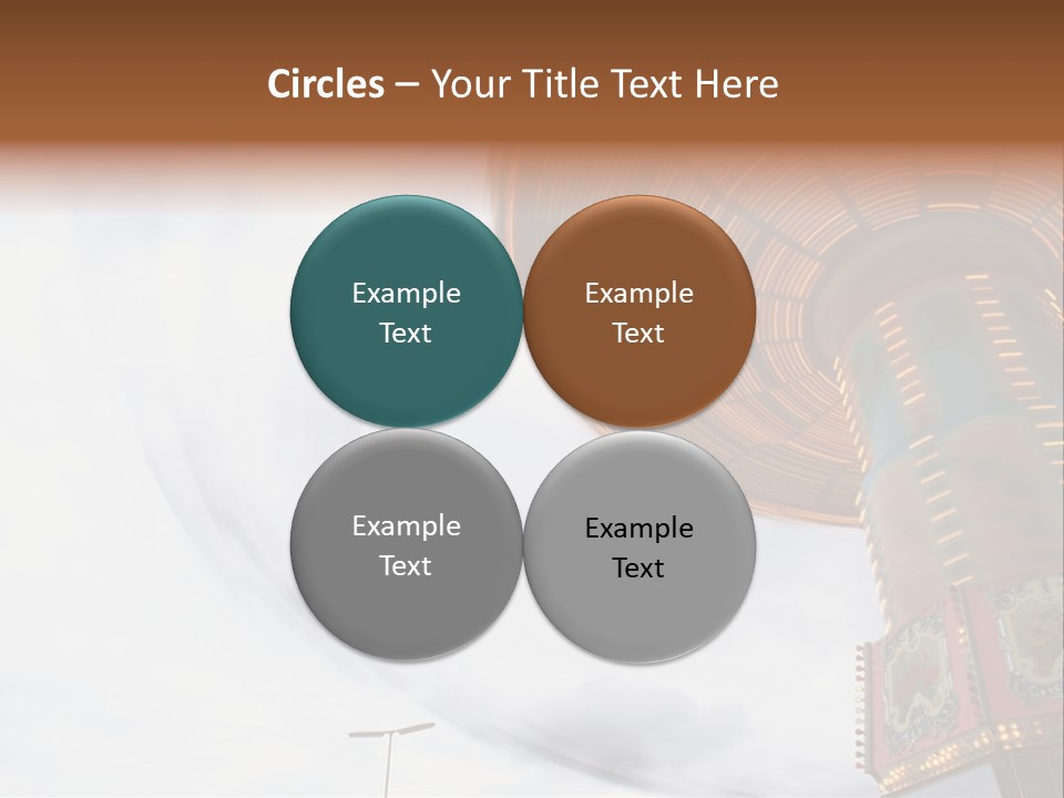 Fun Fairs Outside Funfair PowerPoint Template