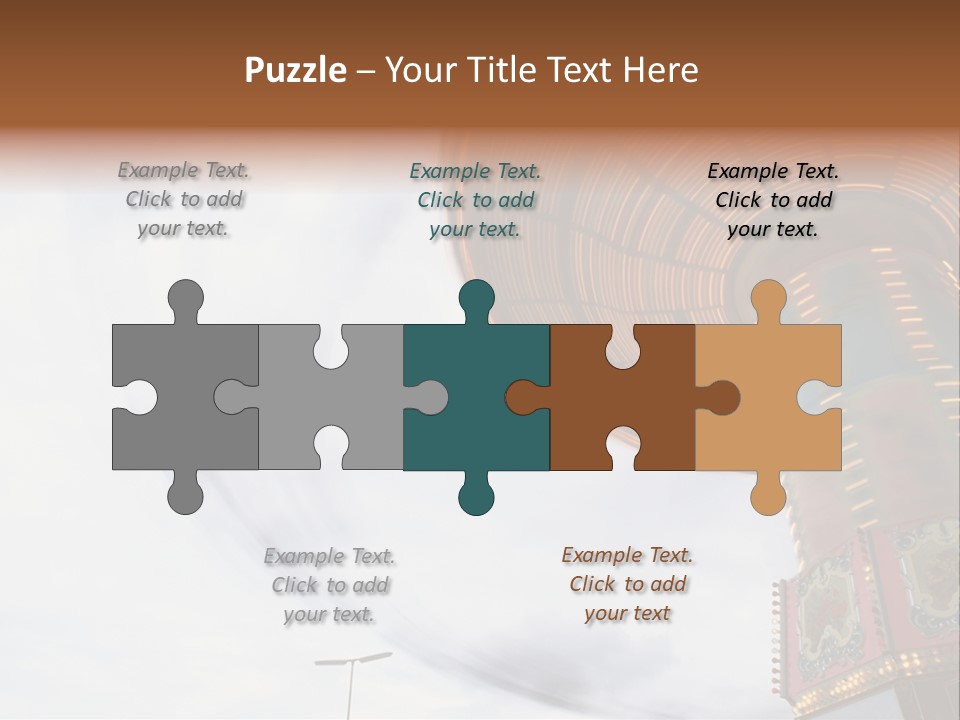 Fun Fairs Outside Funfair PowerPoint Template