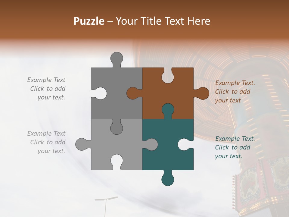 Fun Fairs Outside Funfair PowerPoint Template