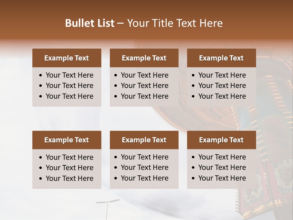 Fun Fairs Outside Funfair PowerPoint Template