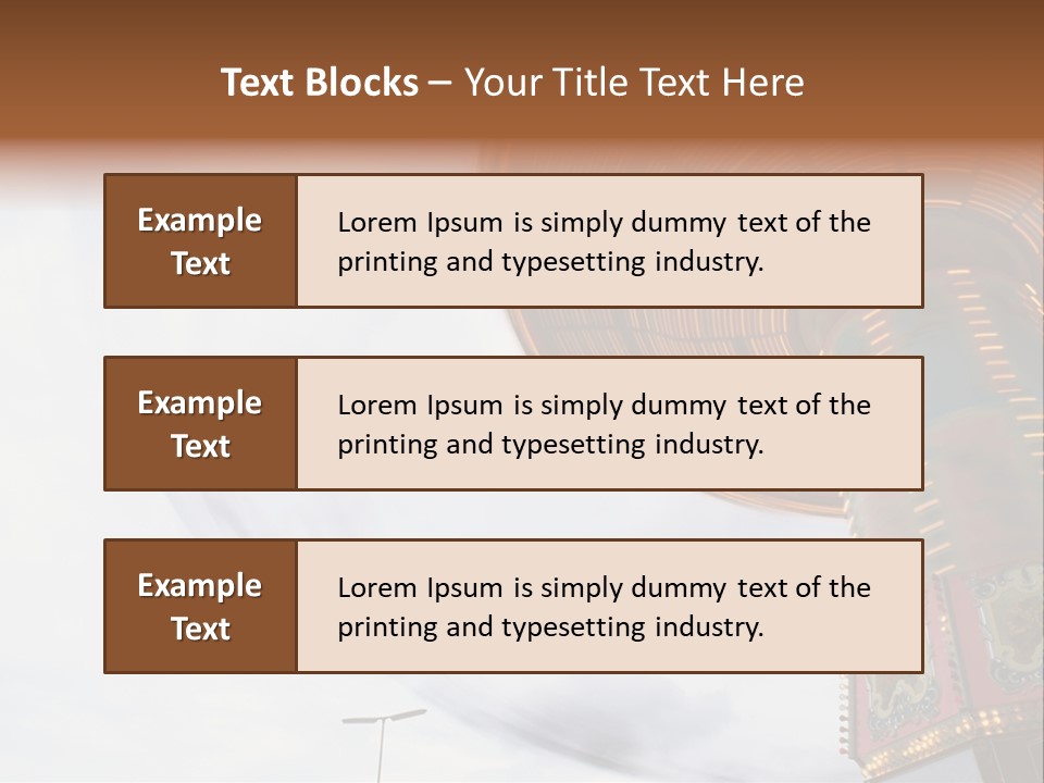 Fun Fairs Outside Funfair PowerPoint Template