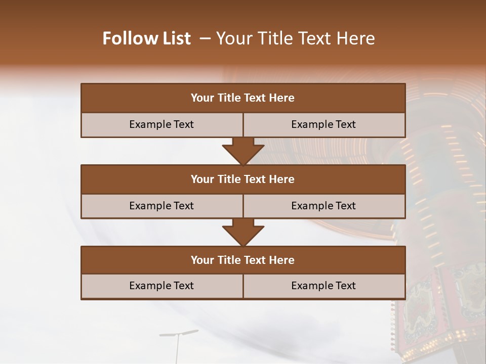 Fun Fairs Outside Funfair PowerPoint Template