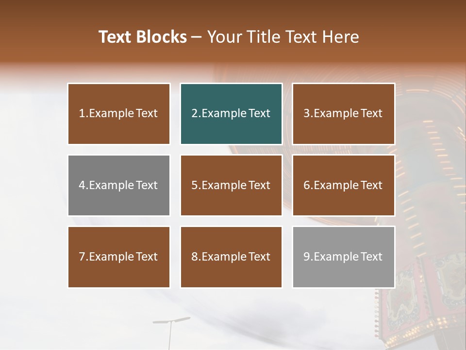 Fun Fairs Outside Funfair PowerPoint Template