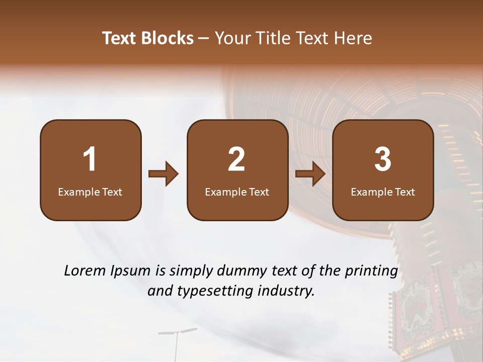 Fun Fairs Outside Funfair PowerPoint Template