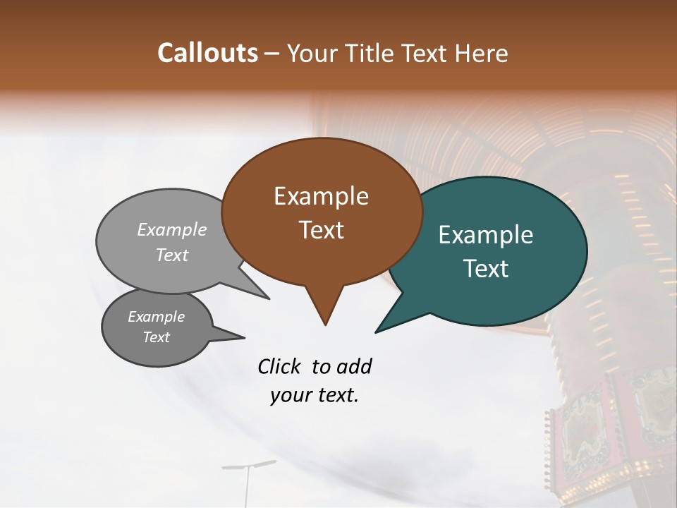 Fun Fairs Outside Funfair PowerPoint Template