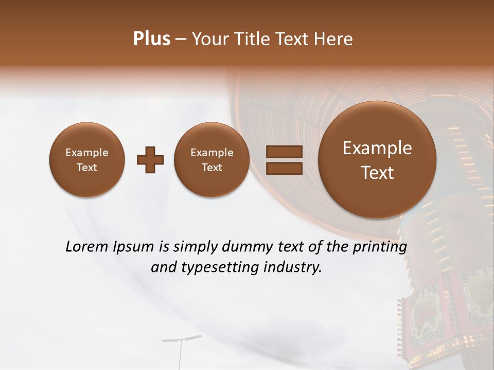 Fun Fairs Outside Funfair PowerPoint Template