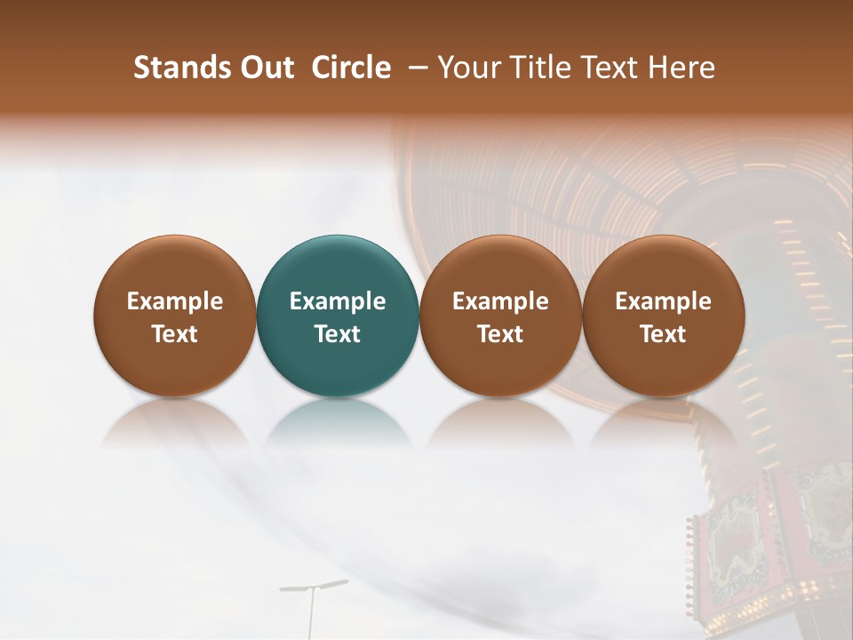 Fun Fairs Outside Funfair PowerPoint Template