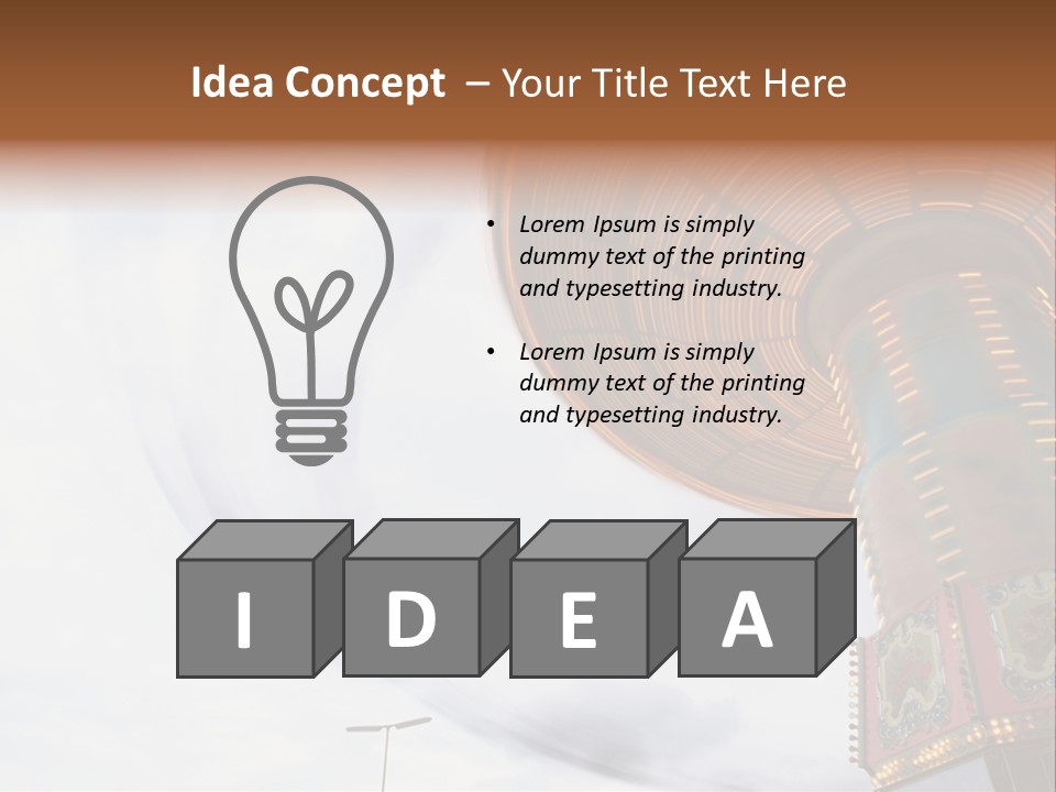 Fun Fairs Outside Funfair PowerPoint Template