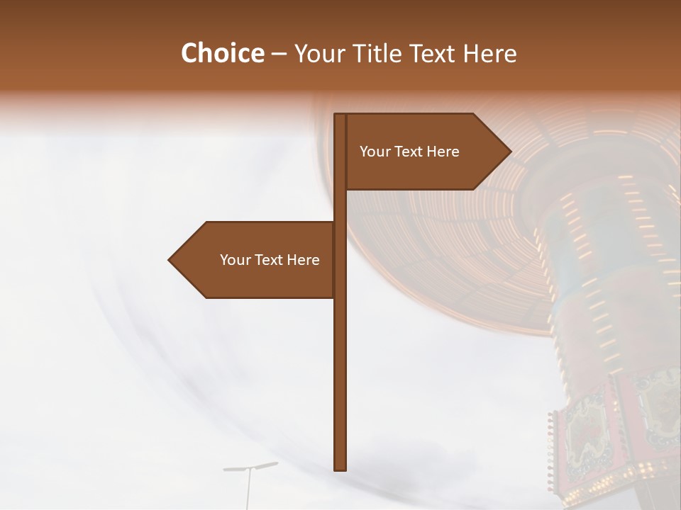 Fun Fairs Outside Funfair PowerPoint Template