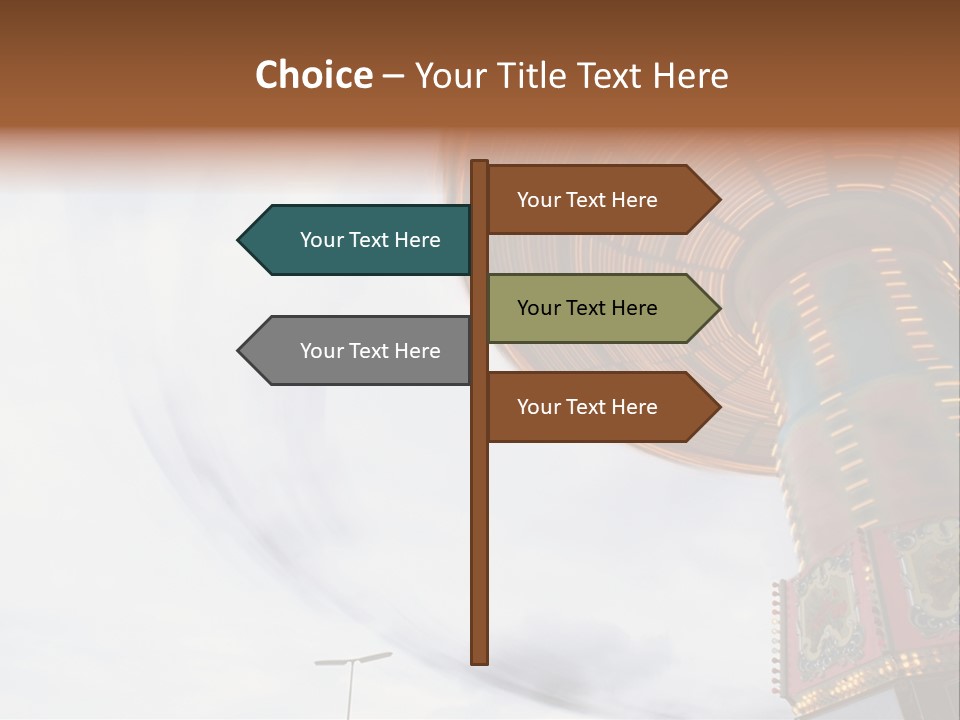 Fun Fairs Outside Funfair PowerPoint Template