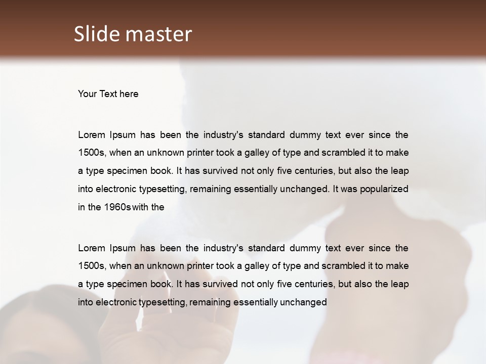 Guy Cheerful Two People PowerPoint Template