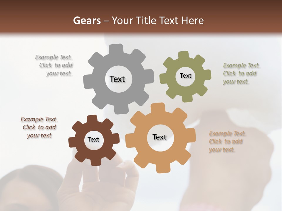 Guy Cheerful Two People PowerPoint Template