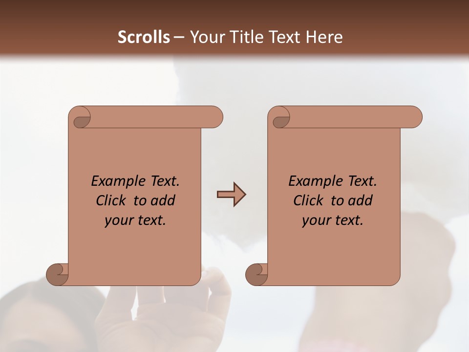 Guy Cheerful Two People PowerPoint Template