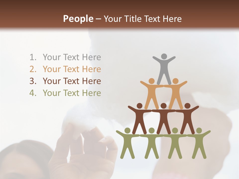 Guy Cheerful Two People PowerPoint Template