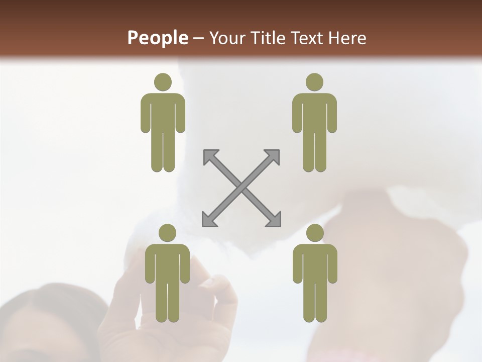 Guy Cheerful Two People PowerPoint Template