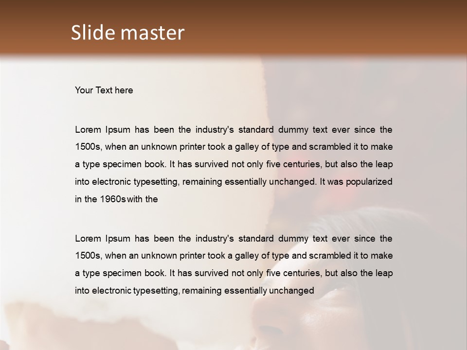 Foods Ages Carefree PowerPoint Template