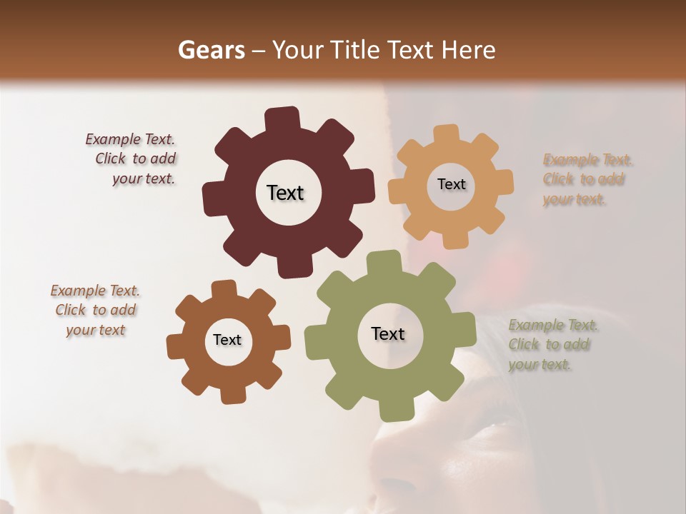 Foods Ages Carefree PowerPoint Template