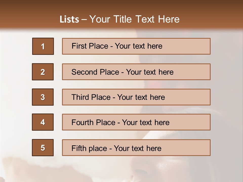 Foods Ages Carefree PowerPoint Template