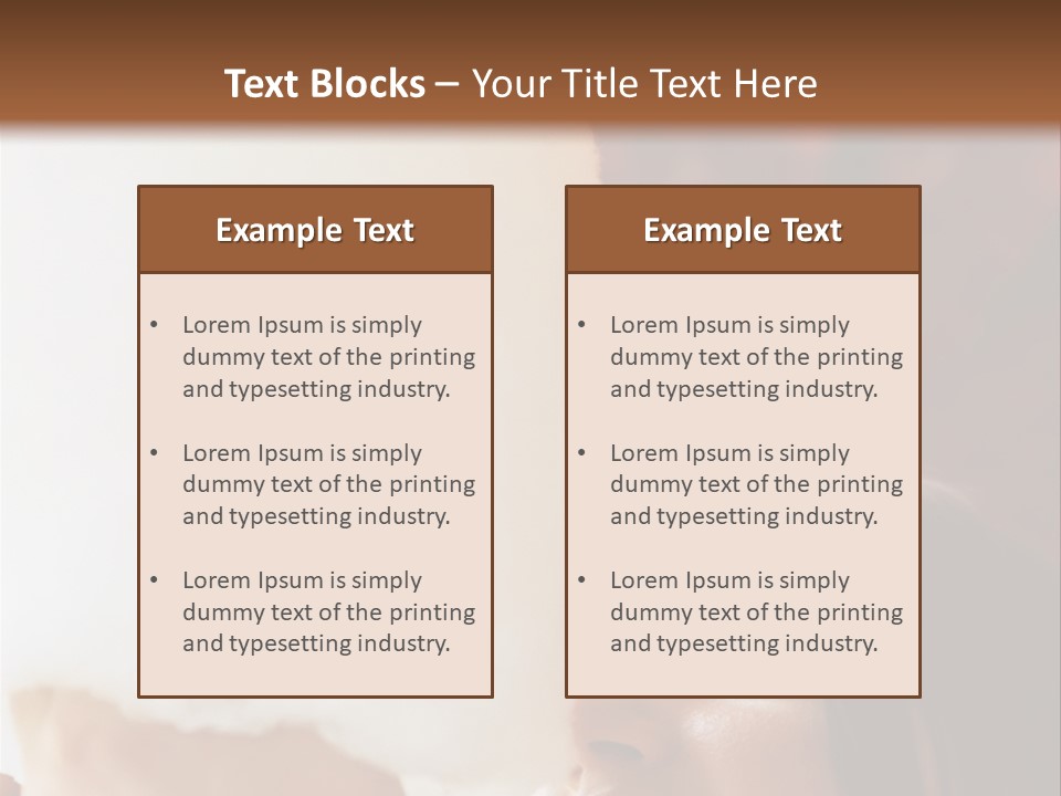 Foods Ages Carefree PowerPoint Template