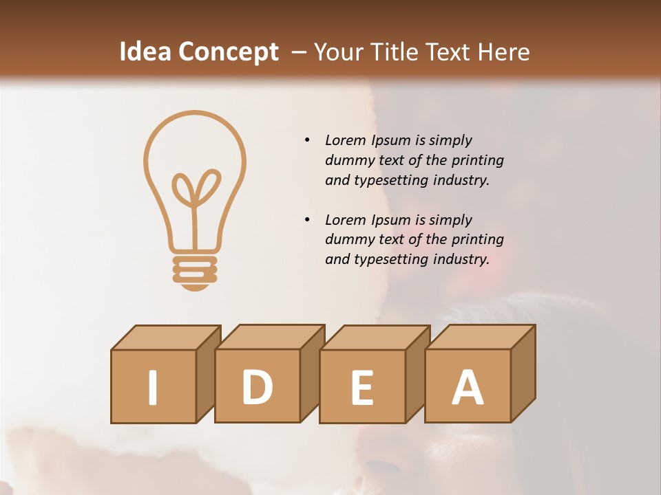 Foods Ages Carefree PowerPoint Template