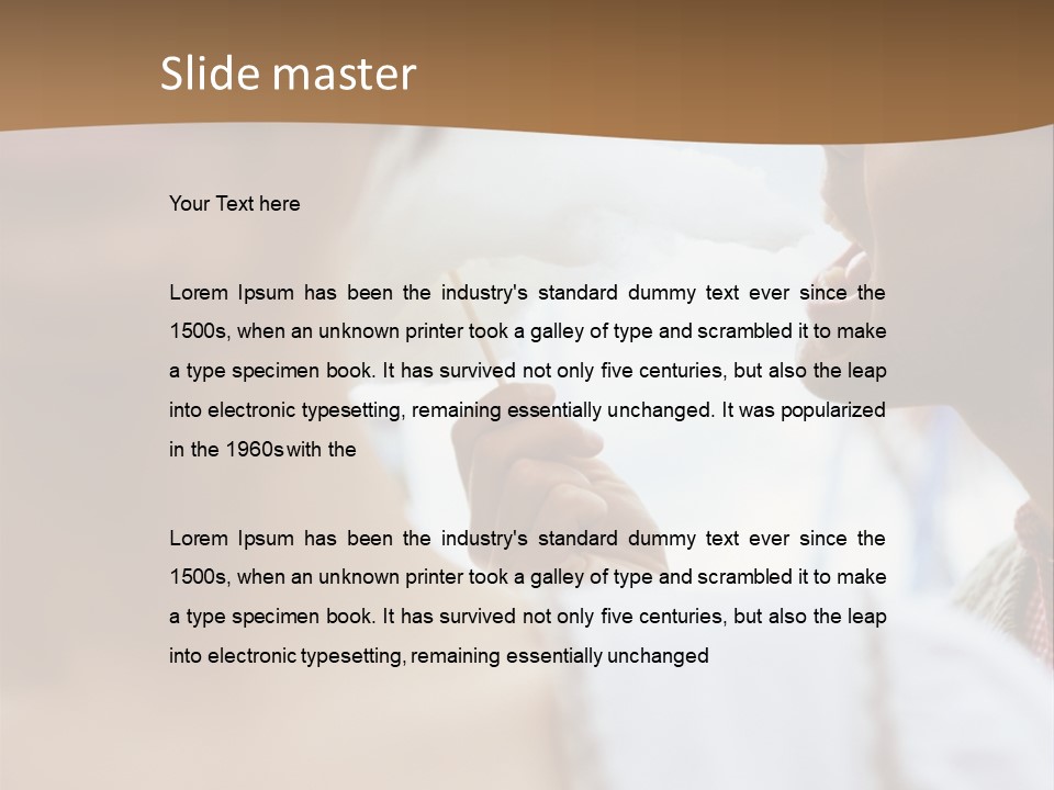 Ages Positive Smiling PowerPoint Template