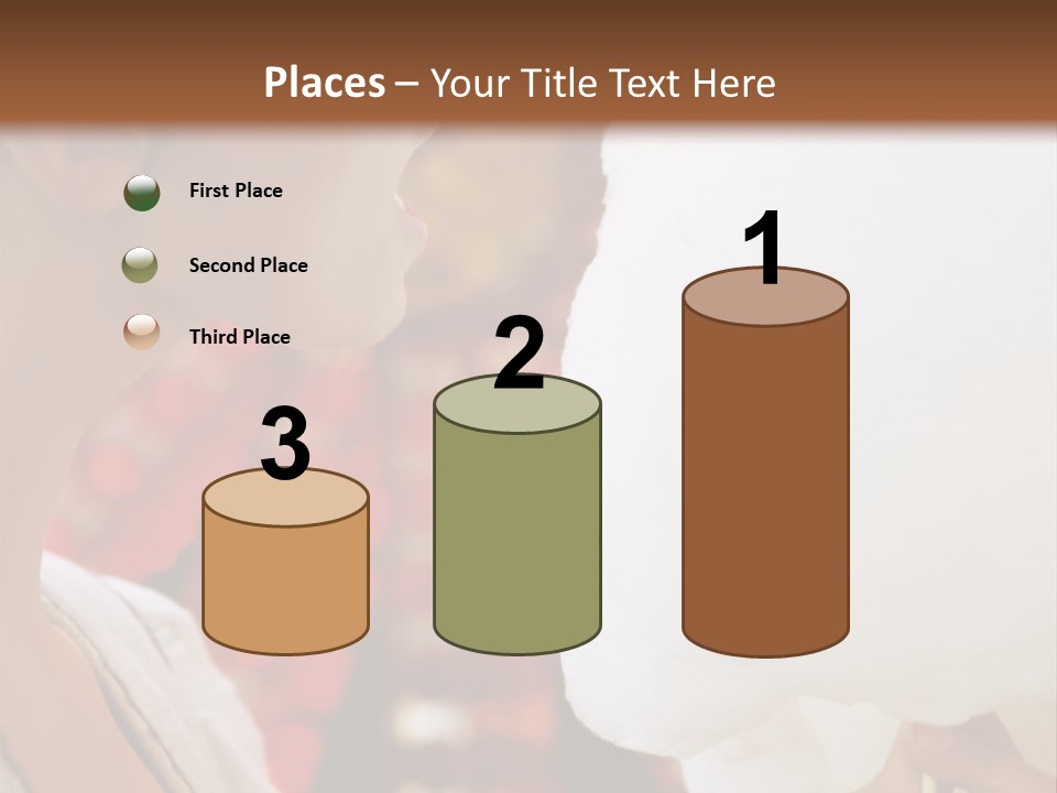 Lady Young  Women Cheerful PowerPoint Template