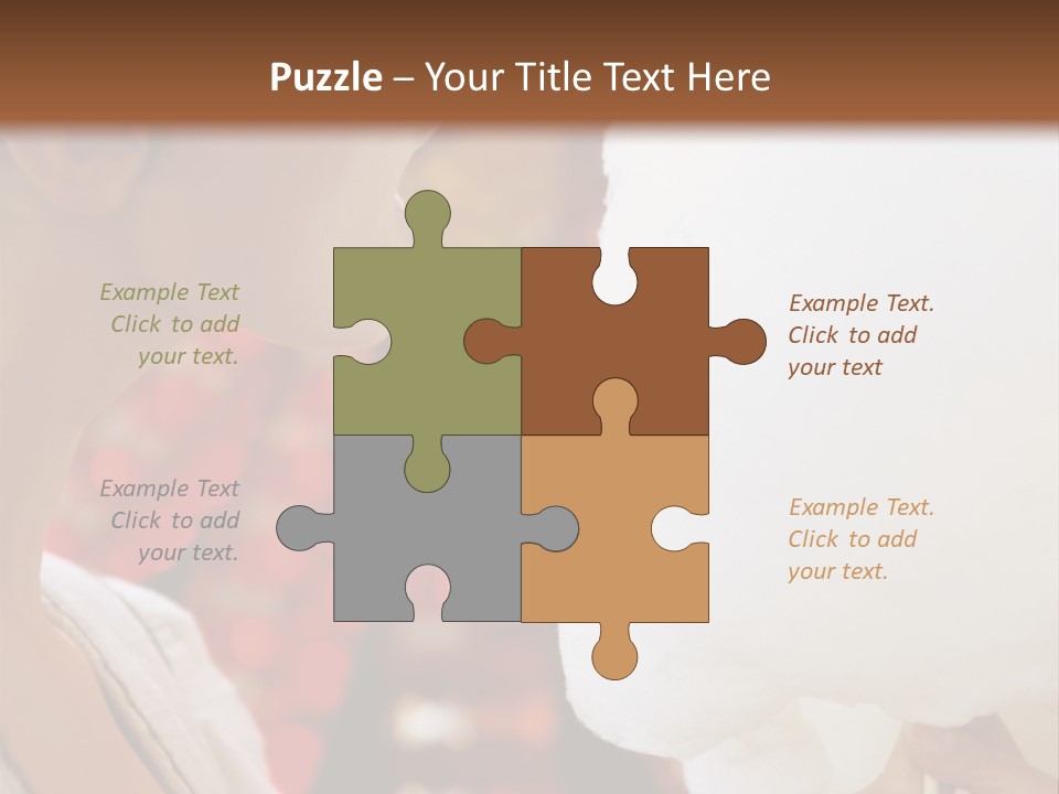 Lady Young  Women Cheerful PowerPoint Template