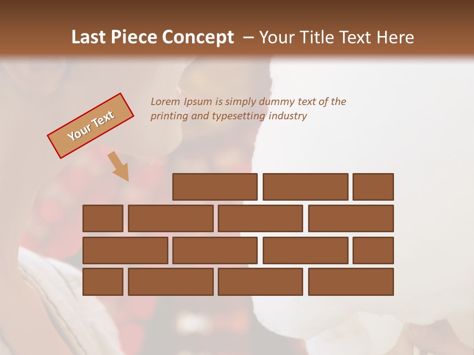 Lady Young  Women Cheerful PowerPoint Template