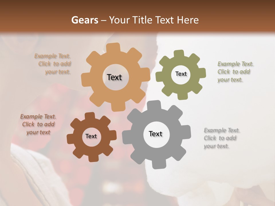 Lady Young  Women Cheerful PowerPoint Template